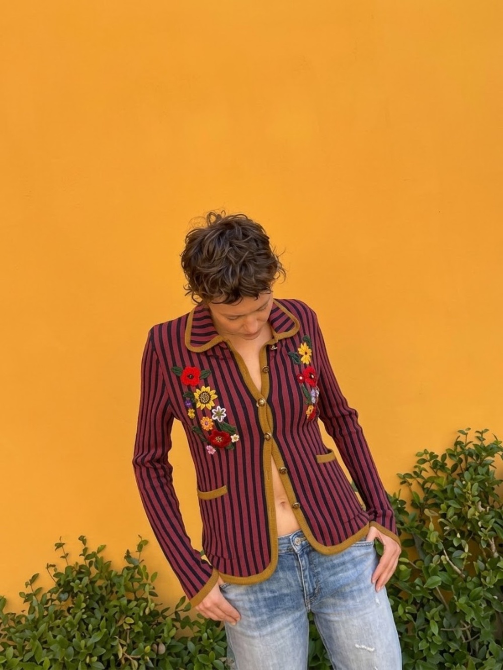 Rare Beautiful Vintage Kenzo Knit Cardigan